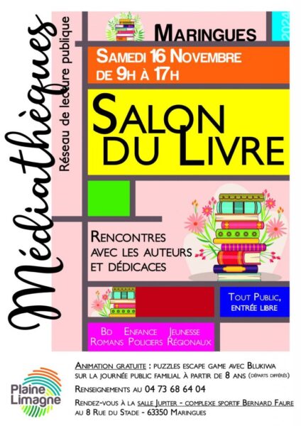 Affiche du Salon du Livre de Maringues